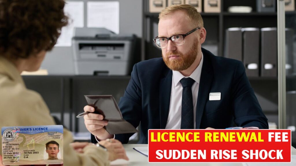 Licence Renewal Fee Jumps