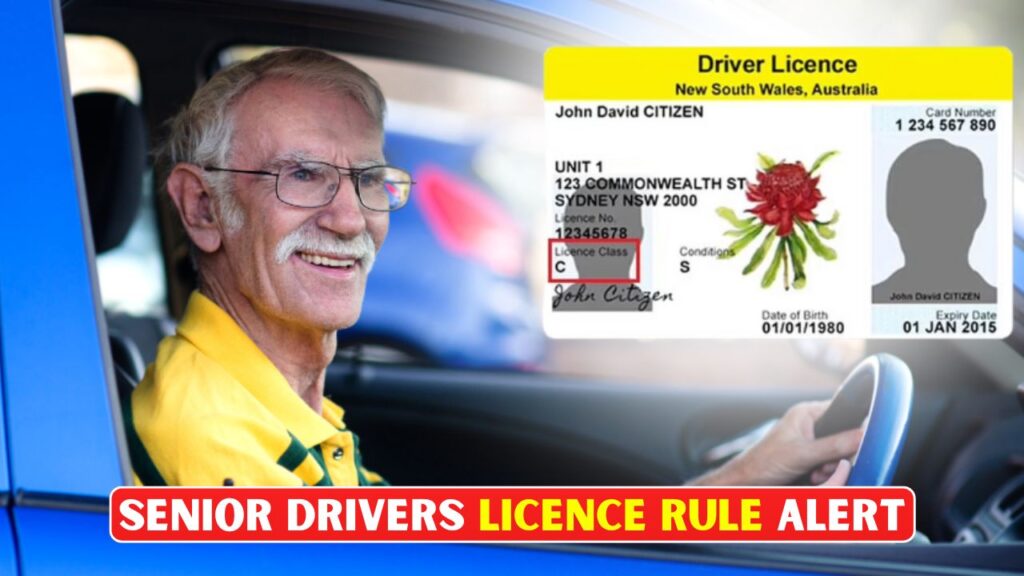 Senior Drivers Licence Rule Alert