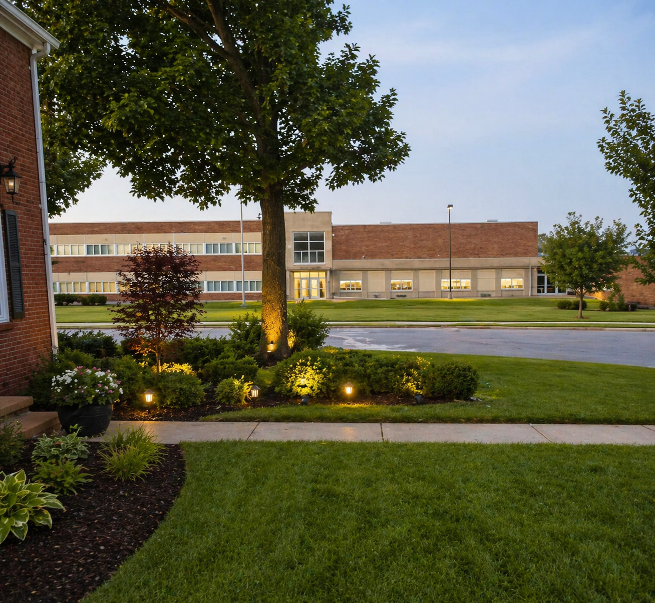 fixing up our landscaping,