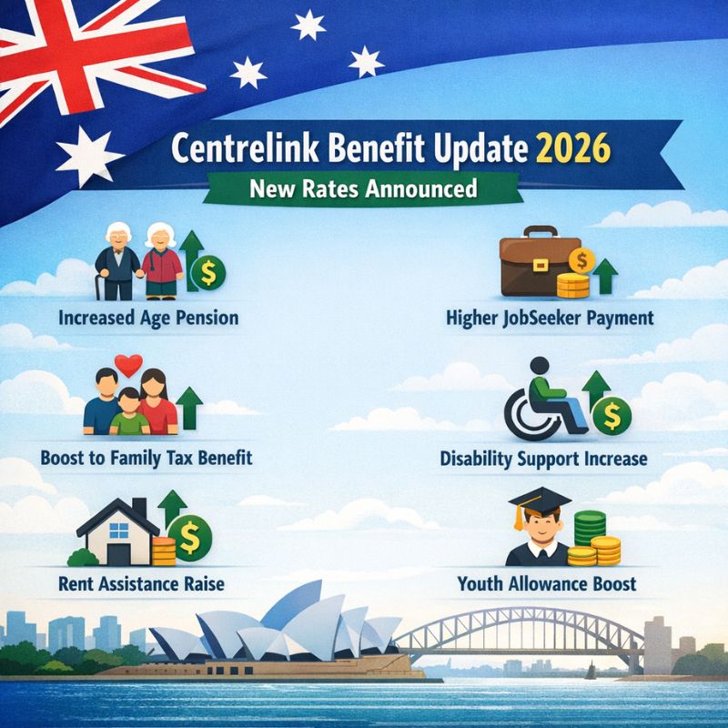 Australia Centrelink Benefit Update 2026