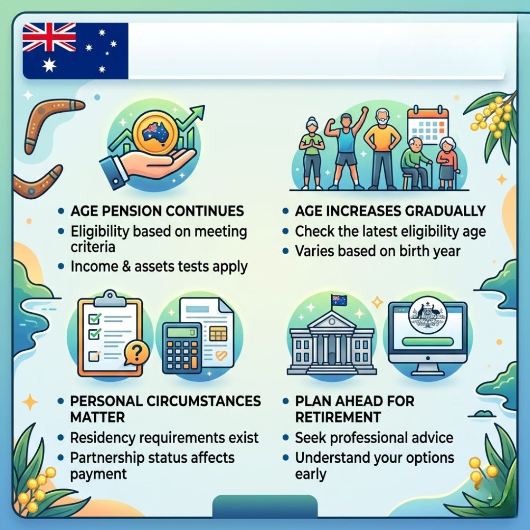 Australia Ends Retirement at 67