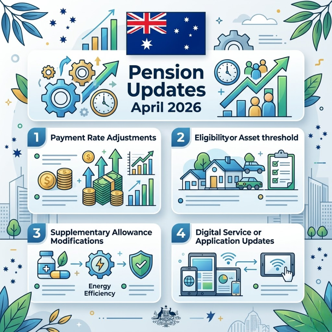 Centrelink Pension Changes in April 2026